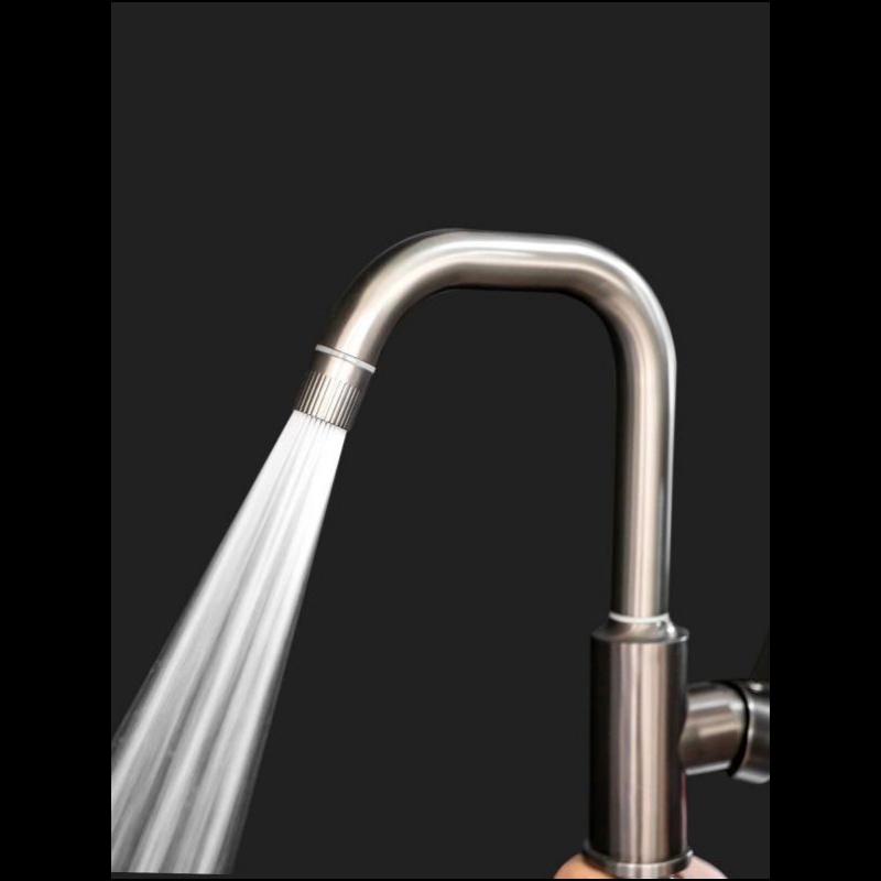 2 Functions High Spout 360 Degree Rotation Kitchen Faucet